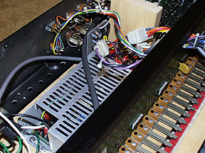 Closer view of power supply.