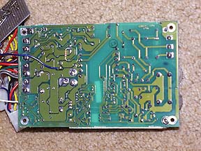 Tapping 15 volts off of the power supply board.