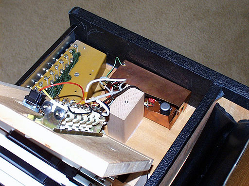 View of Clavinet shielding