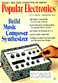 Popular Electronics cover, Feb 1971